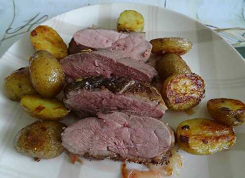 Filet de canard aux pommes de terre au four