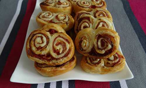 Palmiers au jambon cru