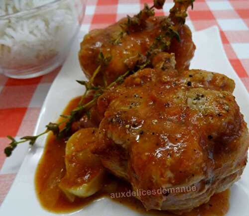 Paupiettes de veau à la sauce tomate aux oignons au Cookéo ou pas