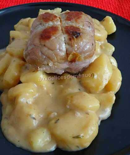 Paupiettes de veau aux pommes de terre fondantes et crémeuses au Cookéo ou pas