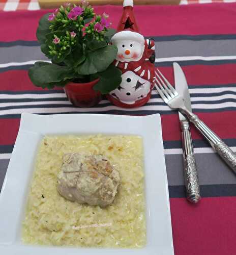 Paupiettes de veau et riz à la cancoillotte et raclette, au Cookéo ou pas