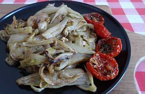 Poêlée d'endives au fromage frais et origan -Light-