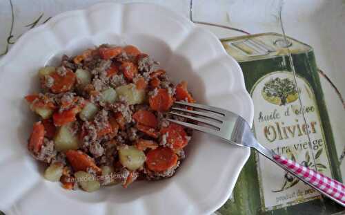 Ragoût de pommes de terre et carottes, au bœuf -light- - auxdelicesdemanue