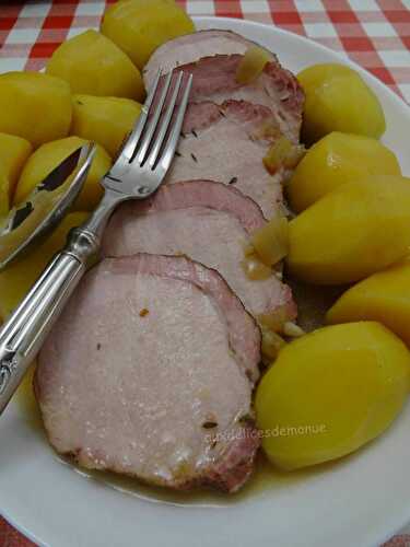 Rôti de porc fumé et pommes de terre, au Cookéo ou pas