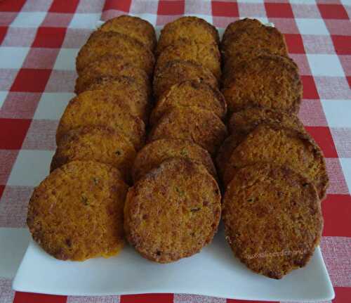 Sablés au parmesan et concentré de tomates