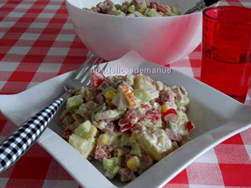 Salade de pommes de terre gourmande et légère -Light-