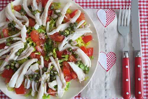 Salade de raie à la vinaigrette tiède