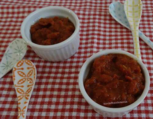 Sauce tomate épaisse au curry
