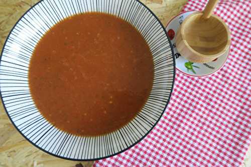 Soupe de tomates au Cookéo, ou pas