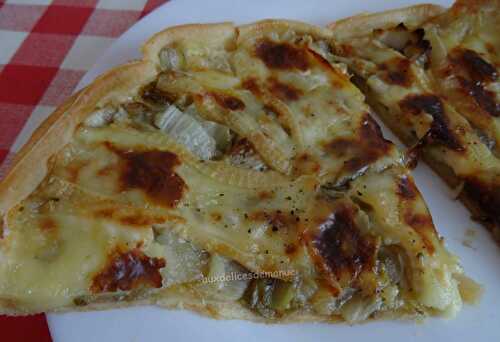 Tarte aux endives et maroilles