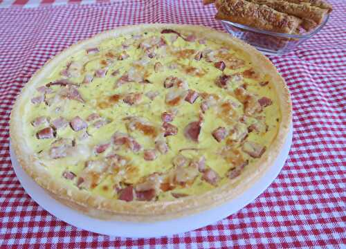 Tarte fine au bacon et St-Môret