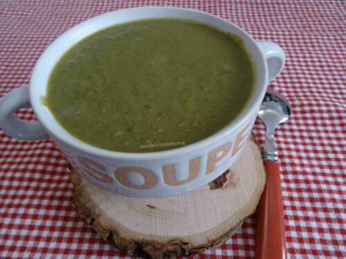 Velouté de potiron aux épinards, et mesclun, au Cookéo ou pas