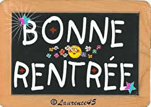 Bonjour, je vous souhaite une bonne rentrée des classes pour vos enfants . La