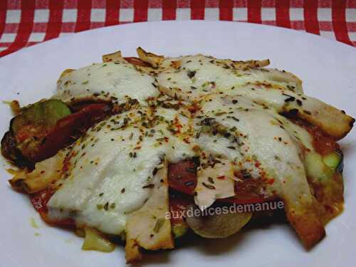 Courgette pizza -LIGHT-