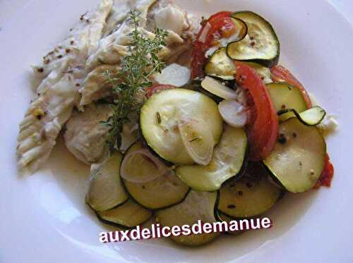 Daurade et légumes froids -LiGHT-