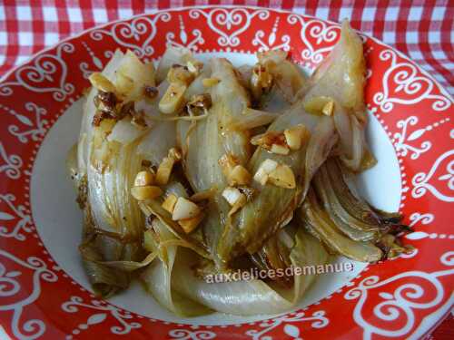 Endives sautées à l'ail et fond de veau -LIGHT-