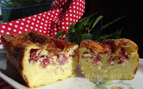 Flan à la tome fraîche de l’Aubrac et pancetta