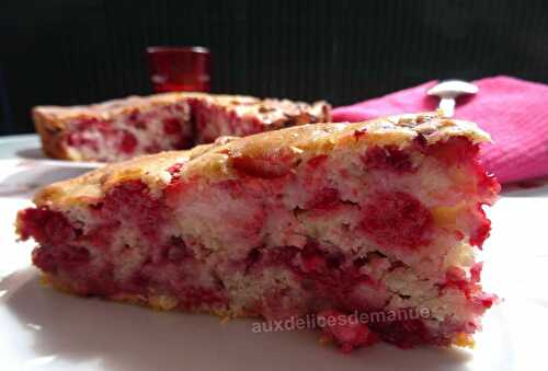 Gâteau aux fraises et framboises