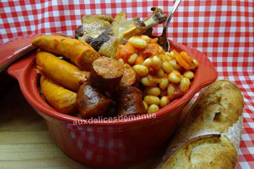 Haricots coco aux saucisses et manchons de canard au Cookéo ou pas