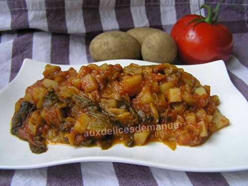 Pommes de terre et salade au coulis de tomates - LIGHT -