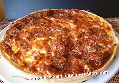 Quiche bacon-jambon-emmental