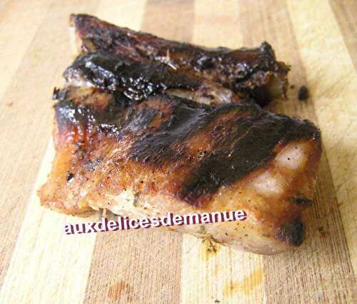 Ribs de porc marinés