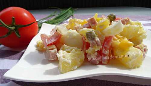 Salade piémontaise allégée  - auxdelicesdemanue