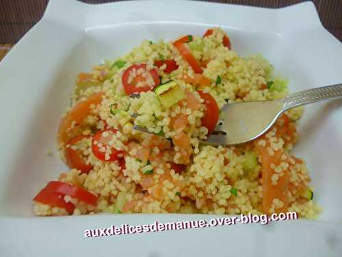 Taboulé aux légumes et saumon fumé -LIGHT-