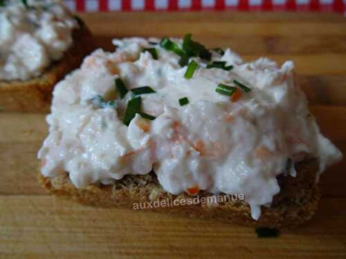 Tartinades aux crevettes -LIGHT-