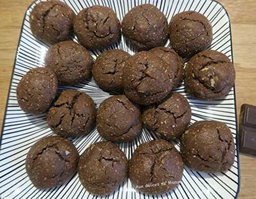 Cookies chocolat, noix de coco et amandes - auxdelicesdemanue
