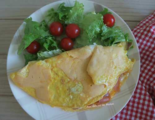 Omelette au jambon de Bayonne et Beaufort