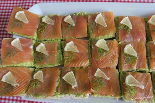 Toasts au saumon fumé et avocat