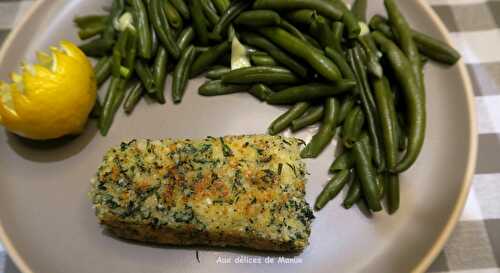 Dos de merlu poêlé en croûte d'herbes au parmesan