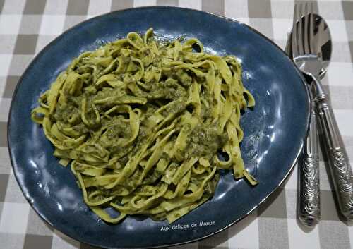 Tagliatelles fraiches à la sauce à l'oseille