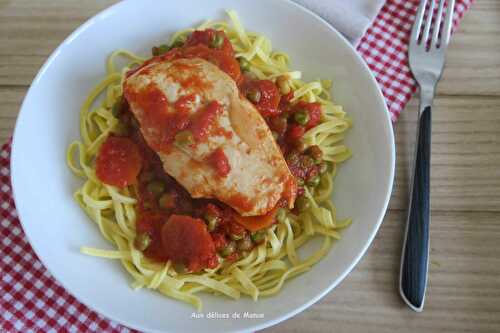 Fettuccine à la daube de poulet