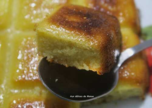 Gâteau à la poudre d'amandes sans farine.