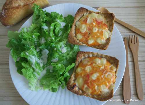 Quiches tartelettes au pain de mie