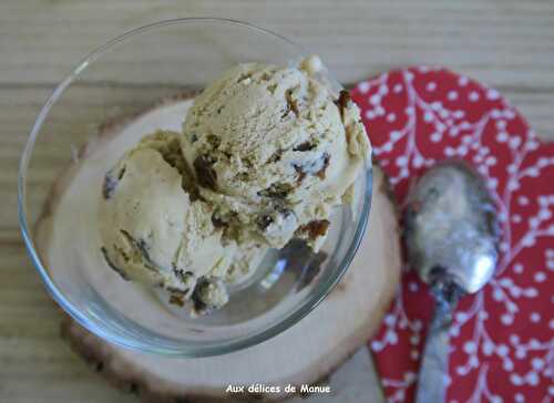 Glace rhum-raison à la sorbetière