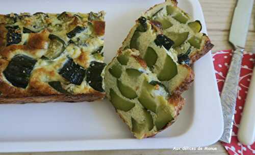 Pain de courgettes -light