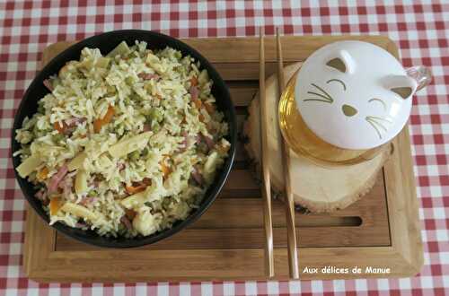 Riz cuisiné façon asiatique