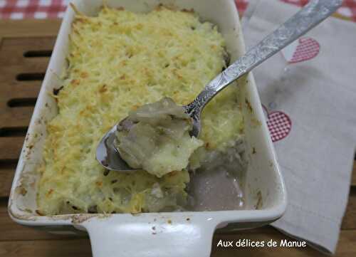 Parmentier aux endives et boeuf - Light 