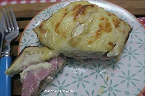 Croque monsieur au camembert et béchamel 