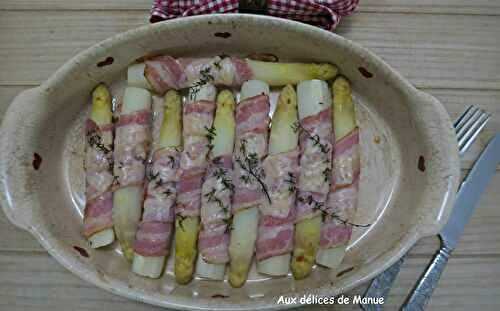 Asperges enlardées au parmesan et thym