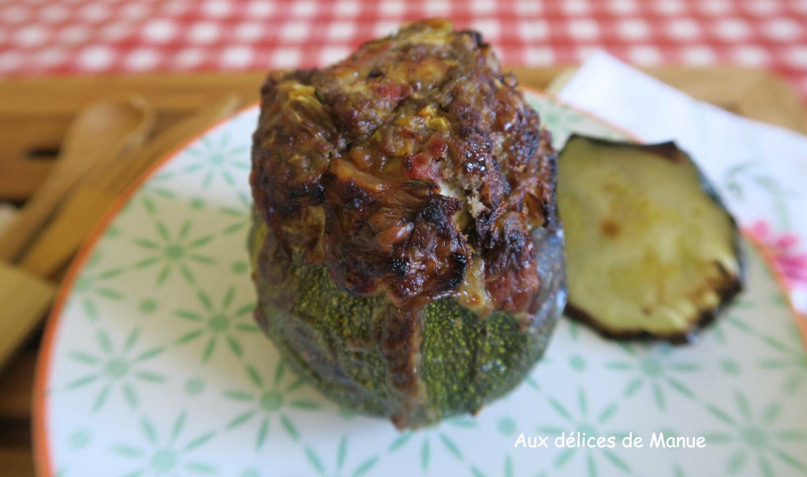 Courgette ronde farcie au bœuf et tomme de Savoie, à l'Extra Crisp ou pas