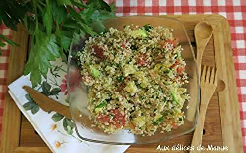 Taboulé de quinoa au pamplemousse et avocat