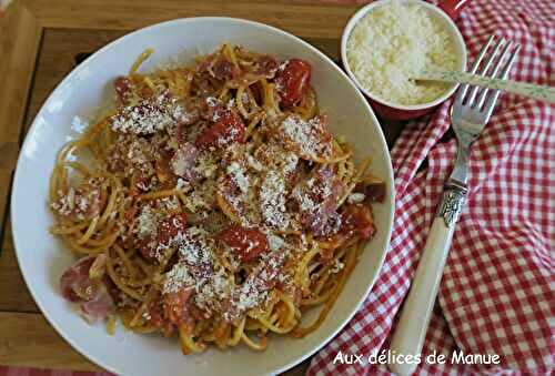 Spaghetti all'amatriciana de Simone Zanoni