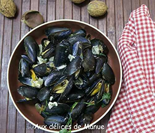 Moules au Roquefort 