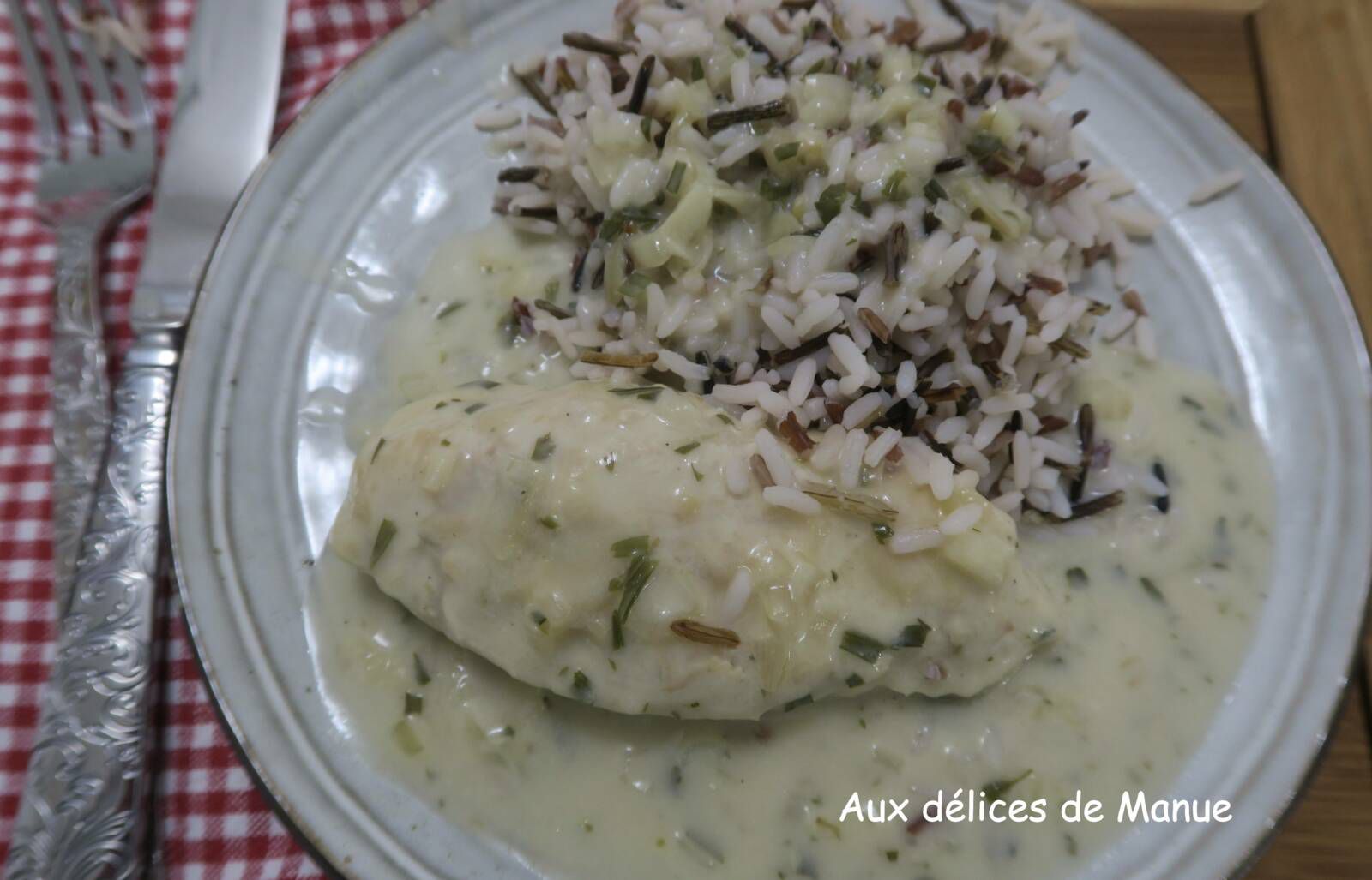 Blancs de poulet au vin blanc et estragon