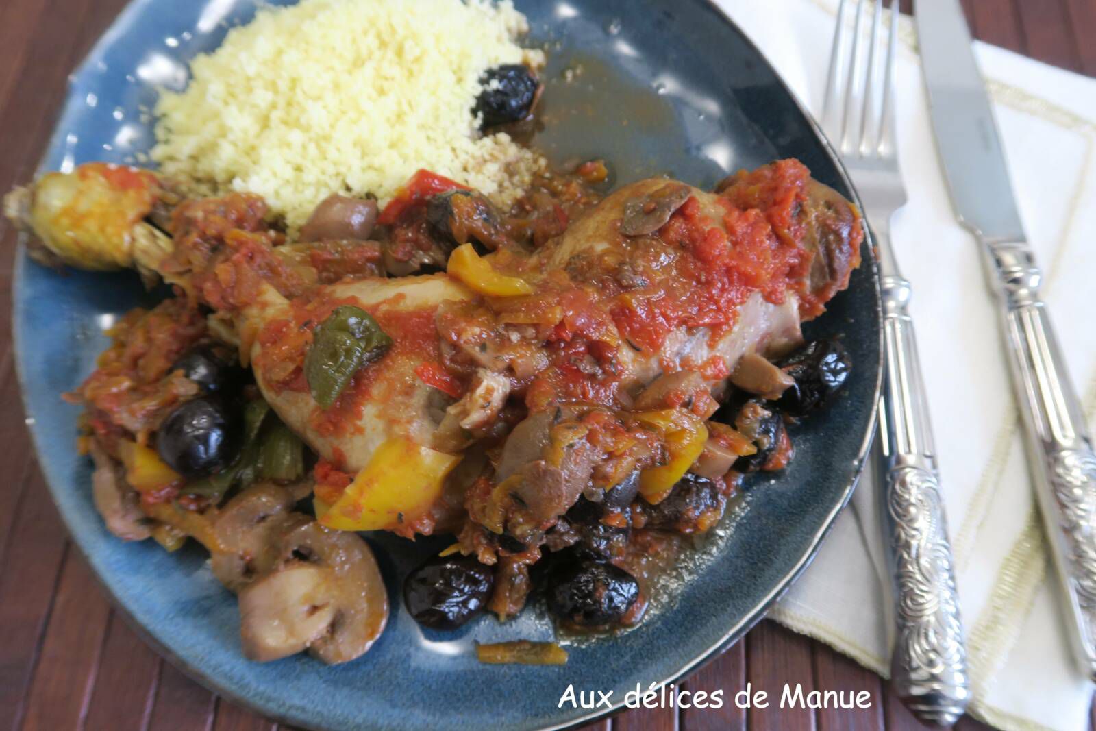 Cuisses de poulet à la cacciatore, auCookéo ou pas