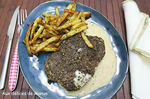 Filet de bœuf en sauce au poivre noir